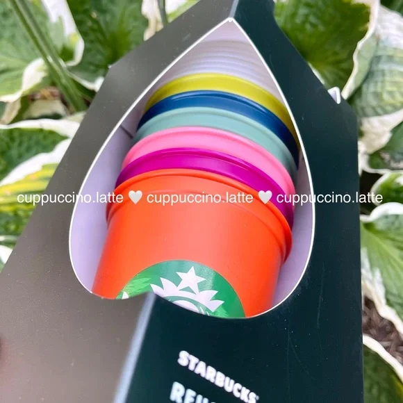 🍂NEW🍃Starbucks Fall 2022 Halloween Reusable Plastic Hot Cups in Box - Picture 3 of 6